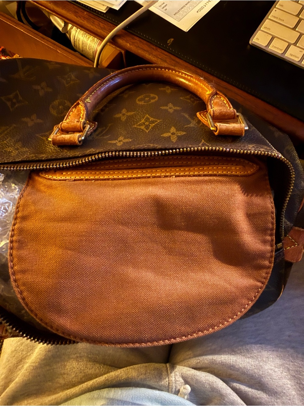 Vintage 1999 Louis Vuitton Speedy 35 Monogram Canvas Boston Bag - Picture 8 of 9